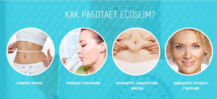 Эко Слим (Eco Slim) для похудения. Принцип действия
